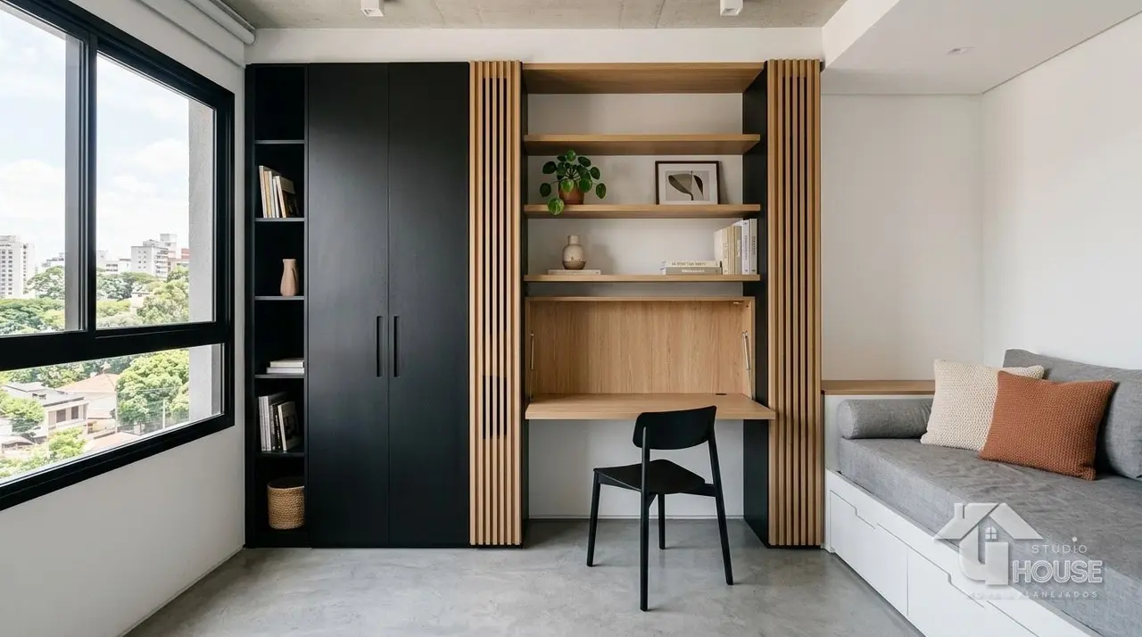 Como aproveitar cada metro² de um apartamento compacto