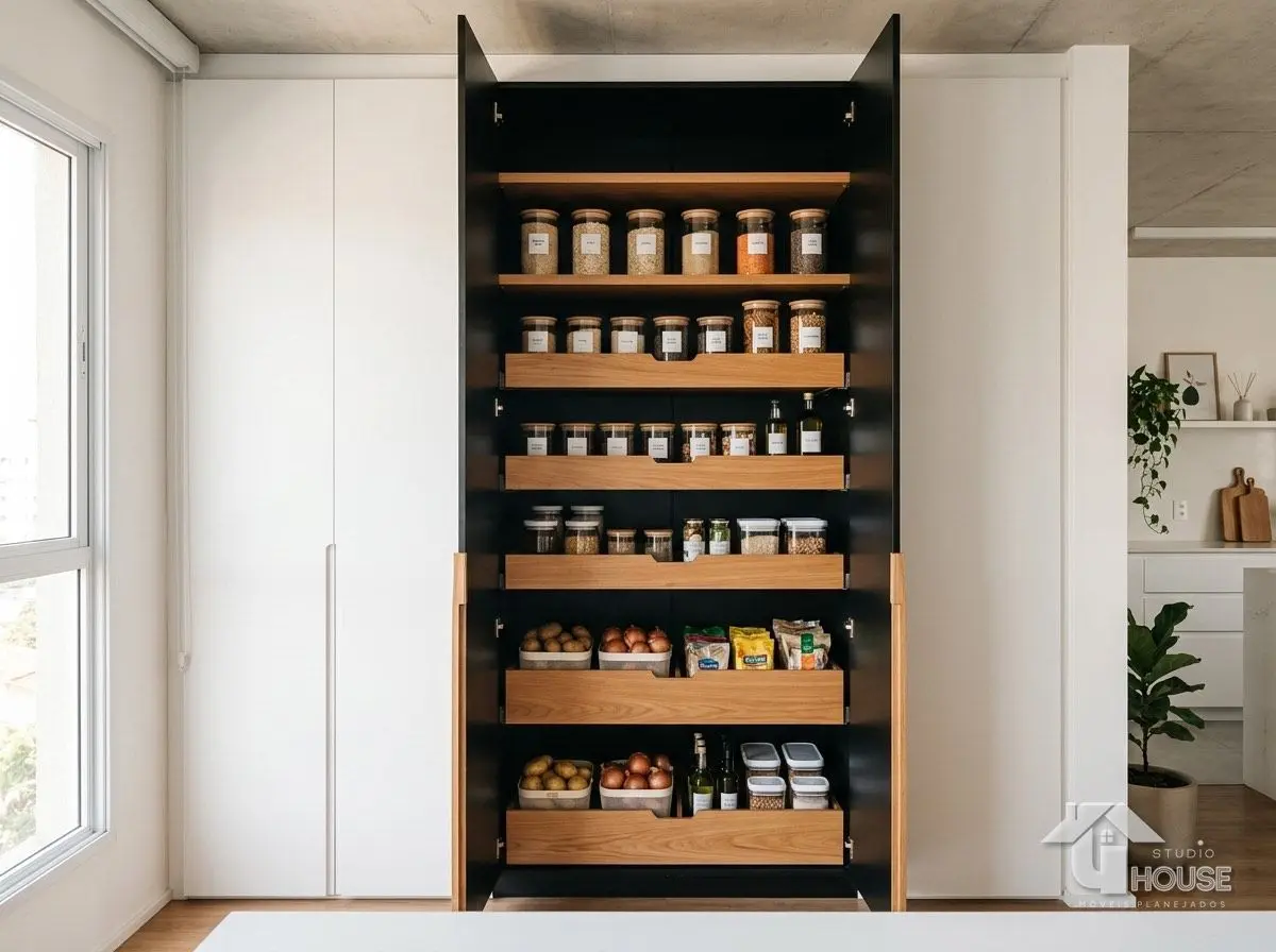 Projeto de cozinha planejado em Mauá